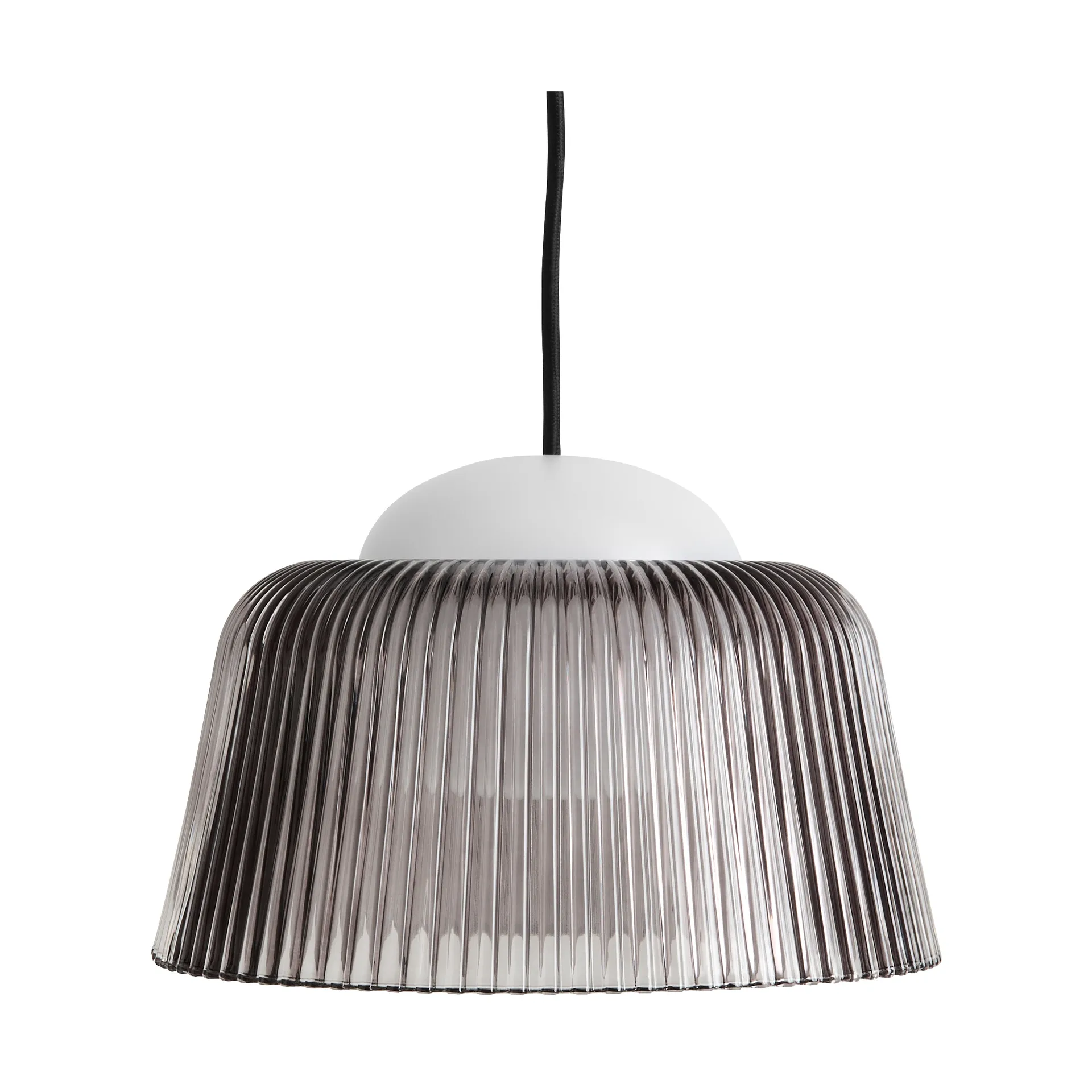 Brim Bottle riippuvalaisin Ø24,5 cm, Grey glass HAY