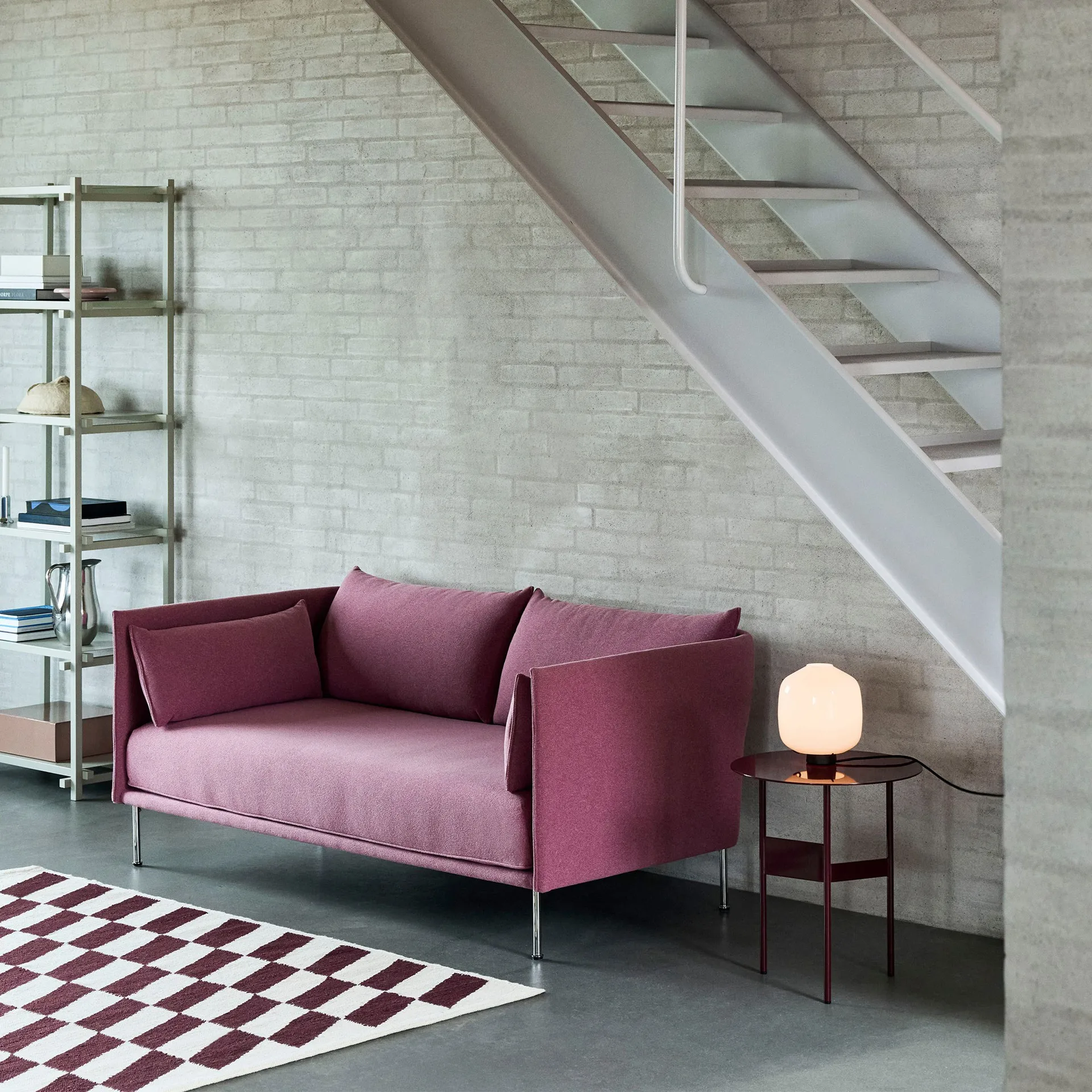 Buoy pöytälamppu Ø20 cm, Opal glass-soft black HAY