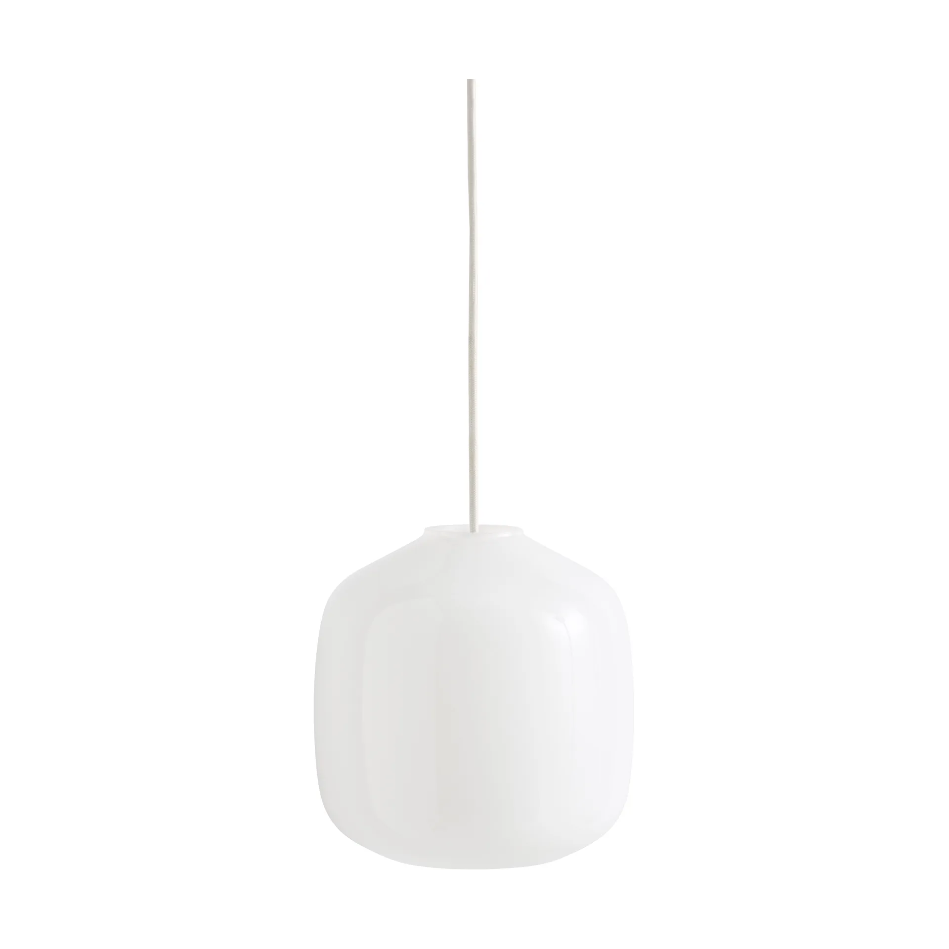 Buoy riippuvalaisin Ø20 cm, Opal glass-clay white HAY