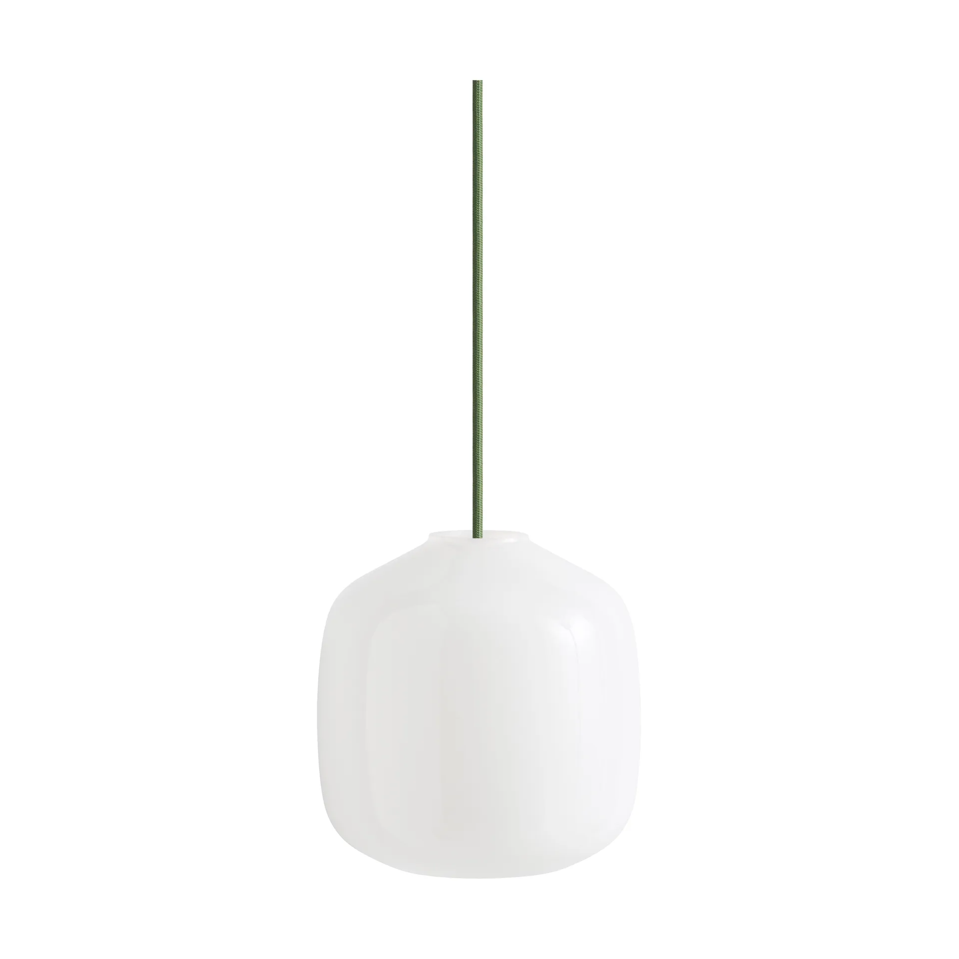 Buoy riippuvalaisin Ø20 cm, Opal glass-garden green HAY
