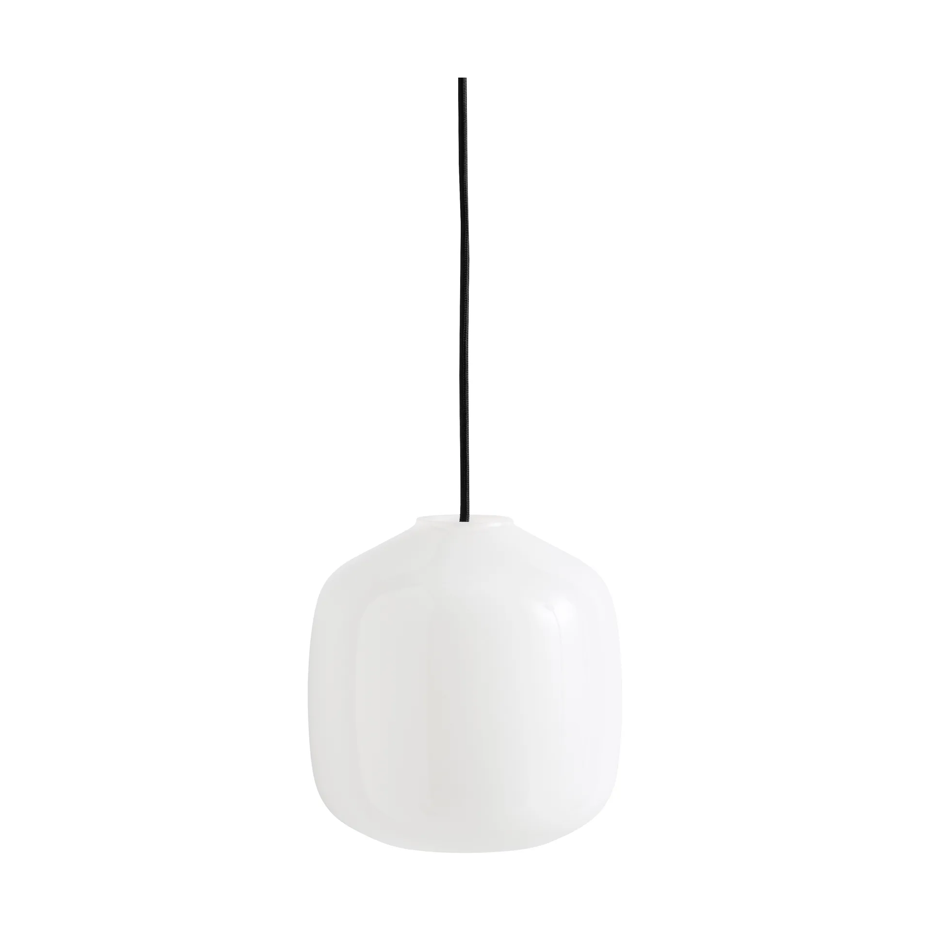 Buoy riippuvalaisin Ø20 cm, Opal glass-soft black HAY