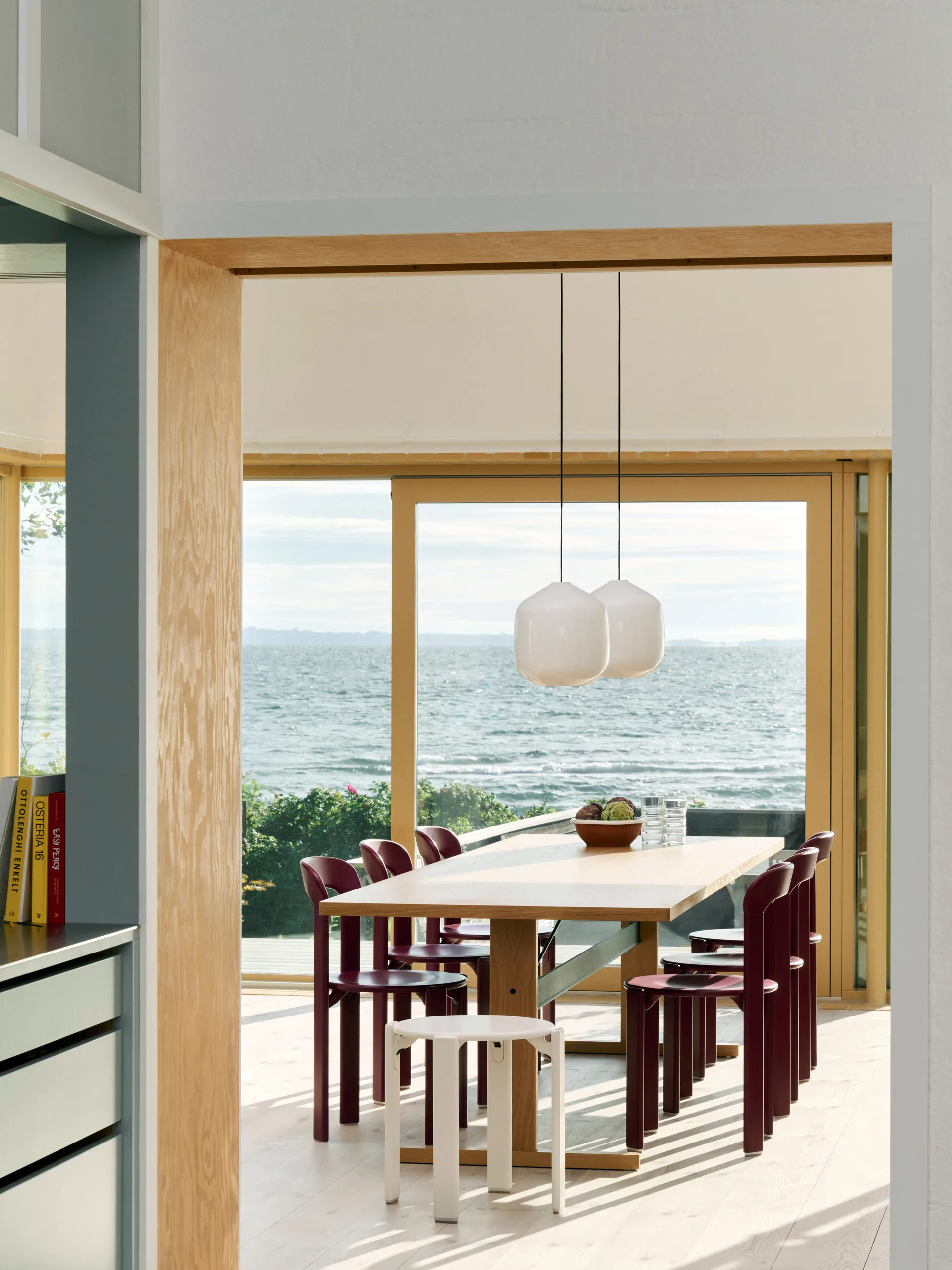 Buoy riippuvalaisin Ø30 cm, Opal glass-beton grey HAY