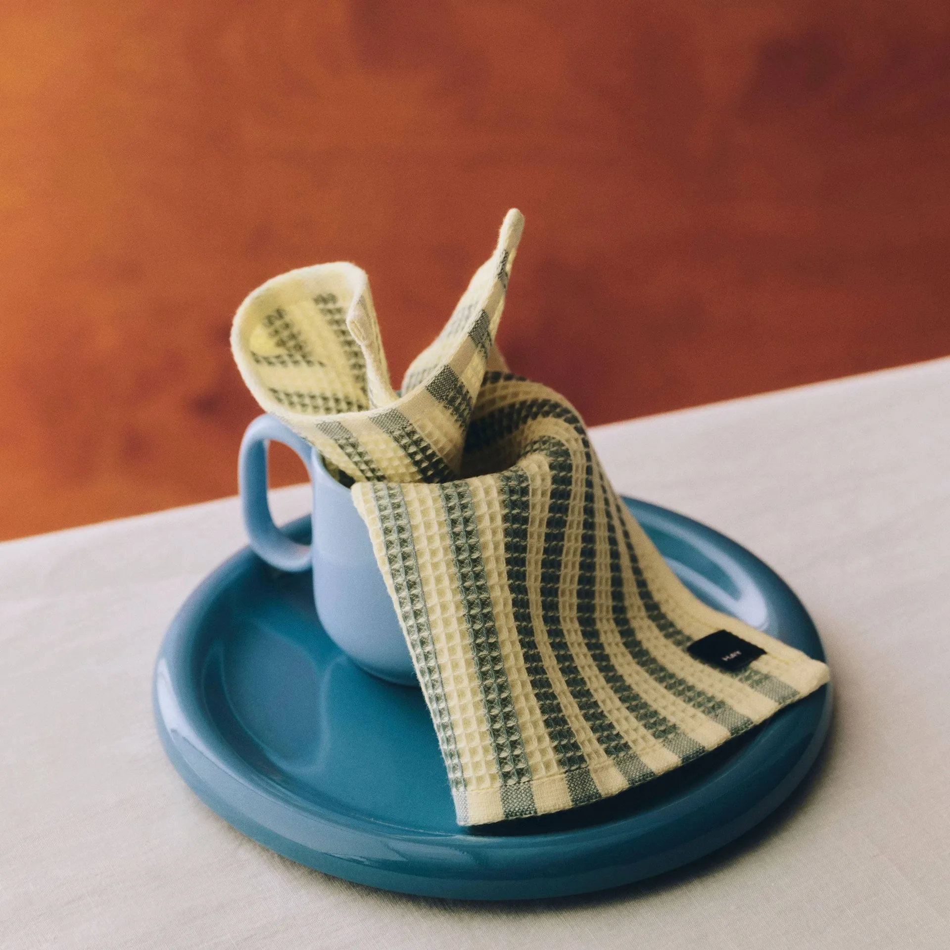 Canteen tiskirätti 31x31 cm 2-pack, Kelta-vihreä sekoitus HAY