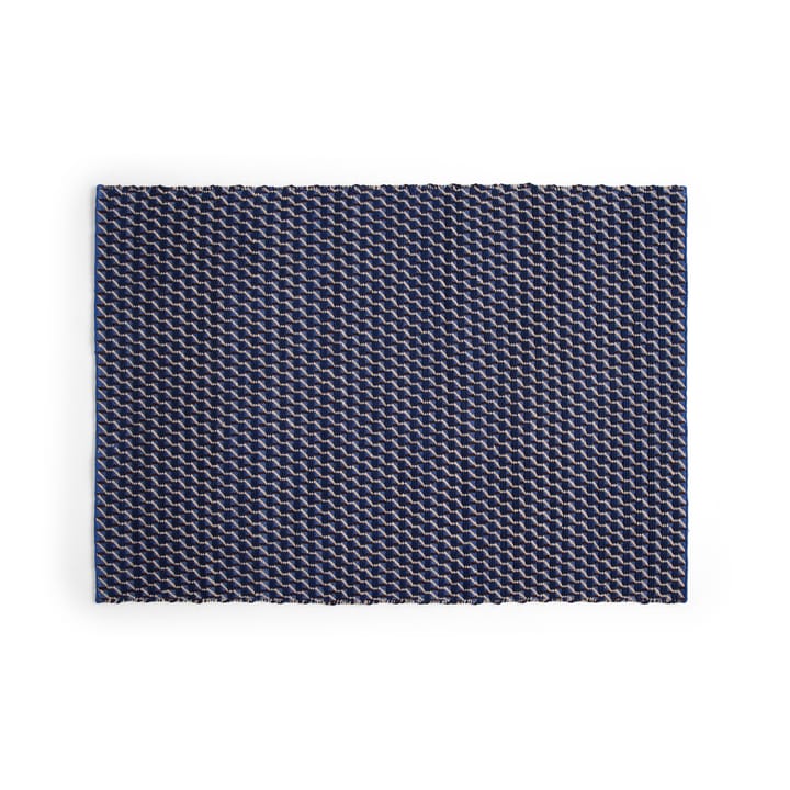 Channel matto - Sininen-valkoinen 170 x 240 cm - HAY