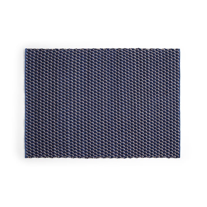 Channel matto - Sininen-valkoinen 170 x 240 cm - HAY