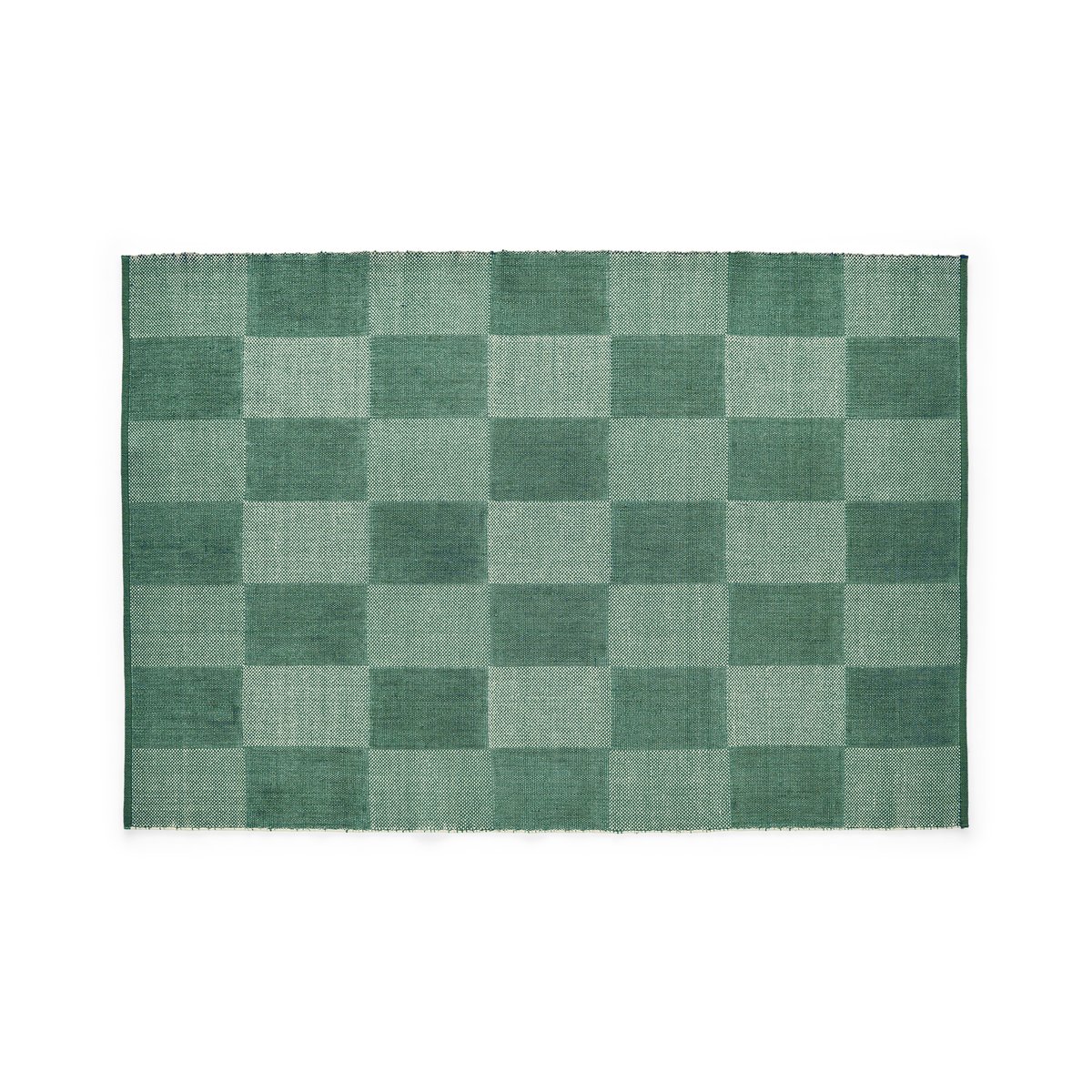 HAY Check matto S Green 140 x 200 cm | Skandinaavinen Sisustus | Villamatot | Vihreä