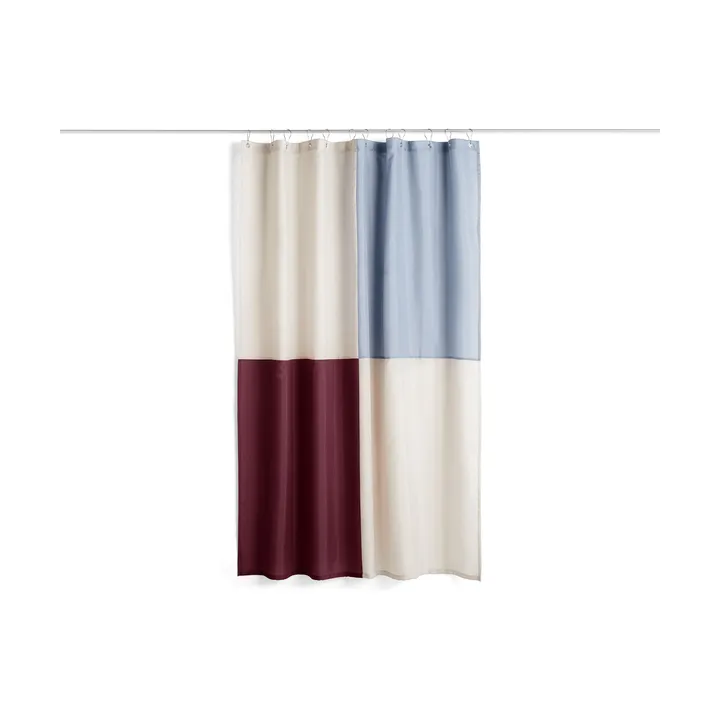 Check suihkuverho 180x200 cm - Burgundy - HAY