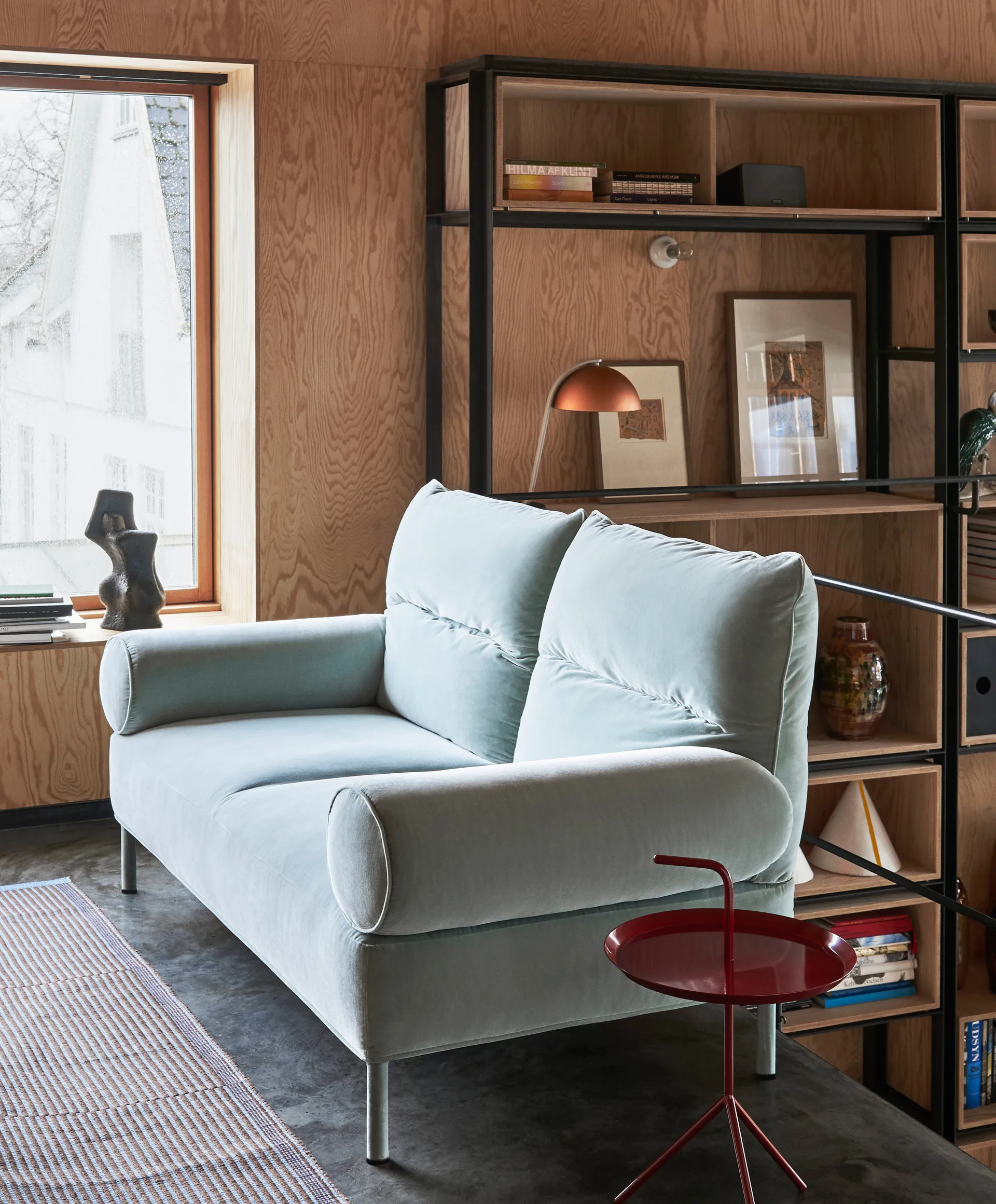 Cloche pöytävalaisin, Mocca anodised HAY