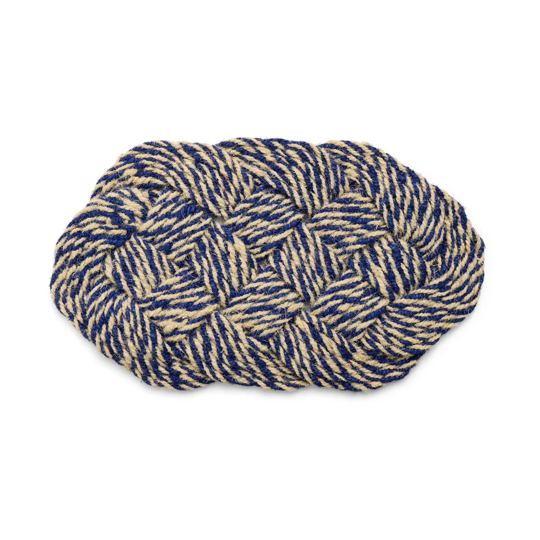 Coco ovimatto 40x80 cm, Swirl blue-off white HAY