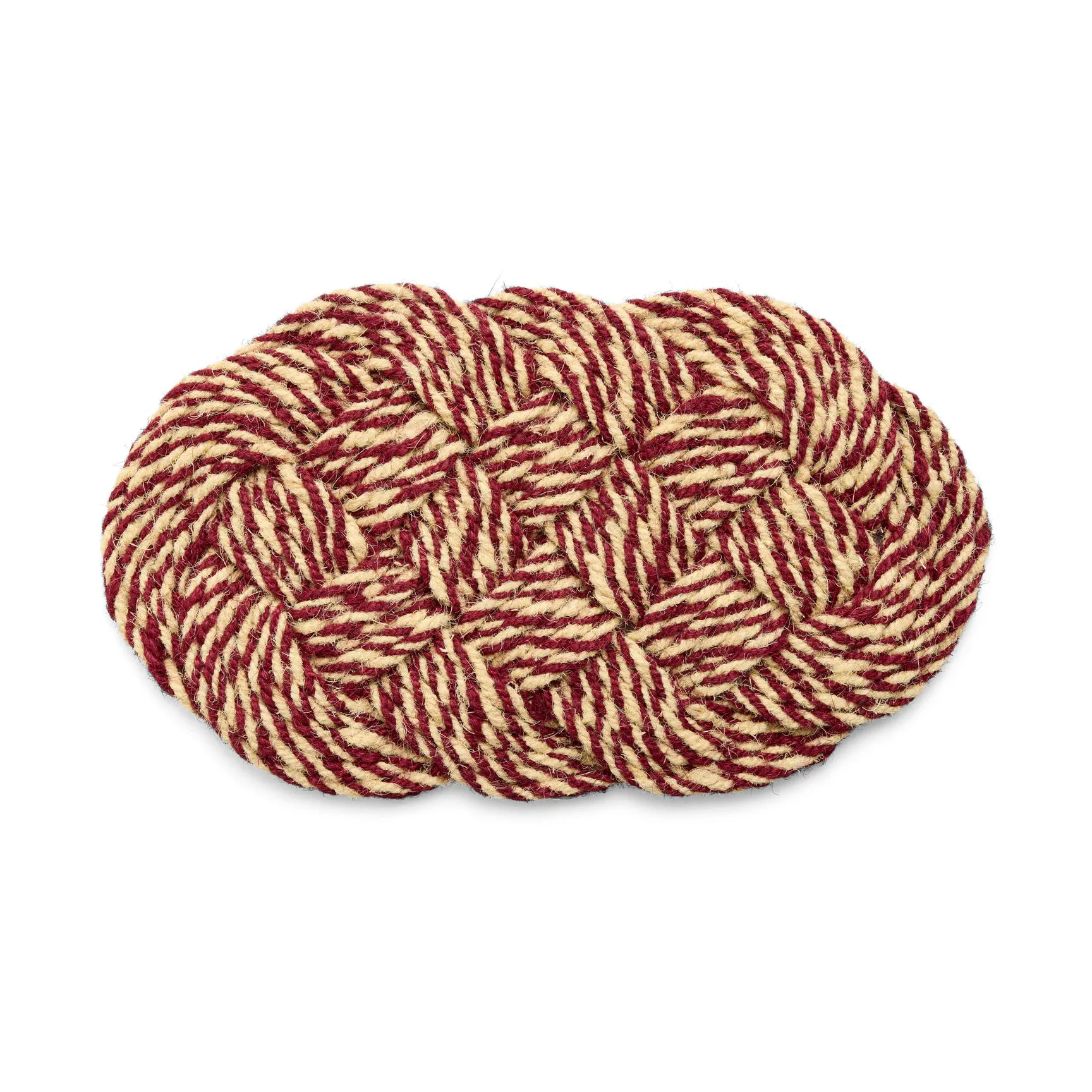 Coco ovimatto 40x80 cm, Swirl bordeaux-off white HAY