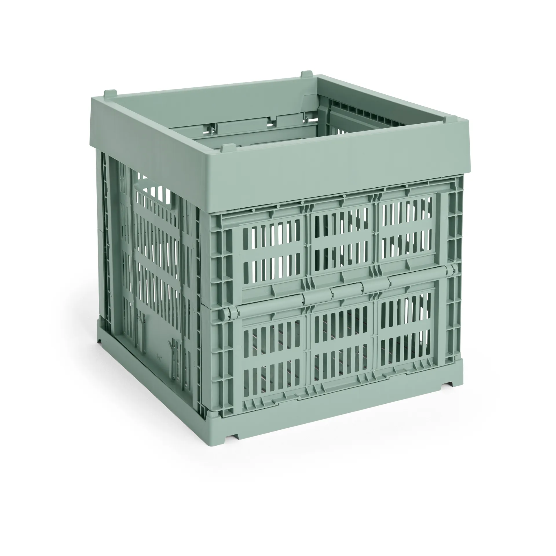Colour Crate Cube 29.5x29.5 cm, Sage green HAY