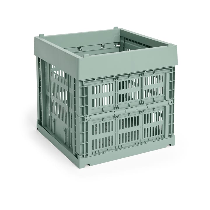 Colour Crate Cube 29.5x29.5 cm - Sage green - HAY