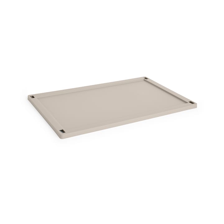 Colour Crate kansi plastic large - Warm grey - HAY