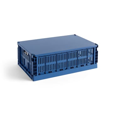 Colour Crate -kansi suuri - Dark blue - HAY