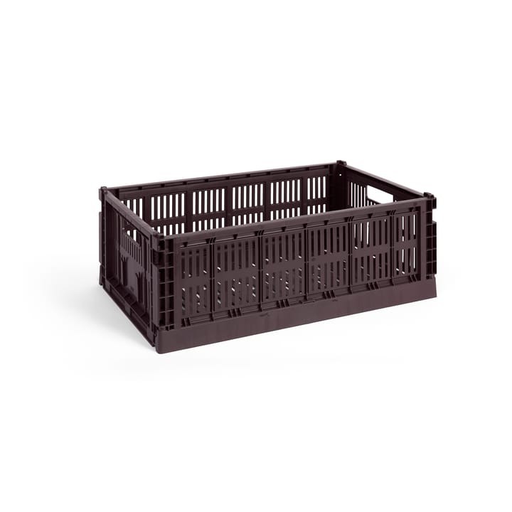 Colour Crate L 34,5 x 53 cm - Bordeaux - HAY