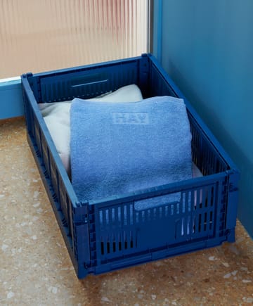 Colour Crate L 34,5 x 53 cm - Dark blue - HAY