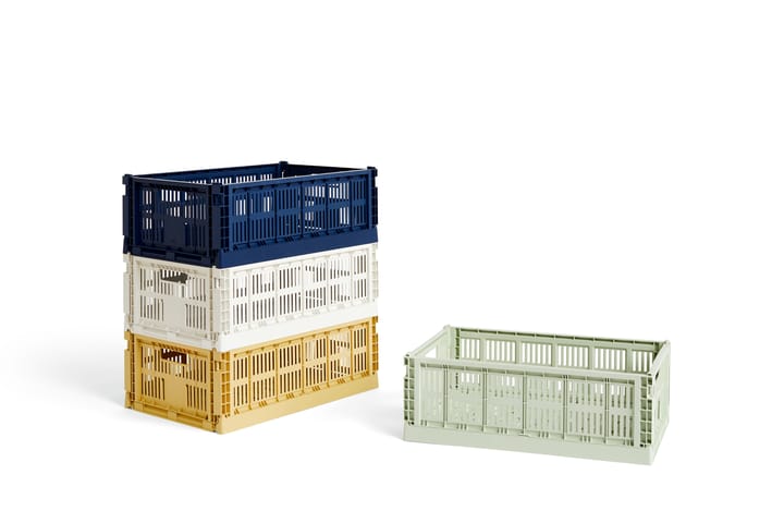 Colour Crate L 34,5 x 53 cm, Dark blue HAY