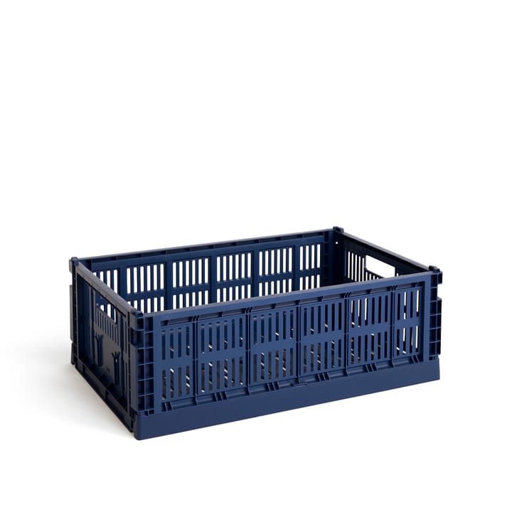 Colour Crate L 34,5 x 53 cm, Dark blue HAY