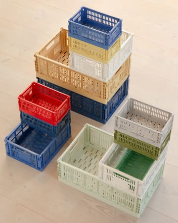 Colour Crate L 34,5 x 53 cm - Golden yellow - HAY