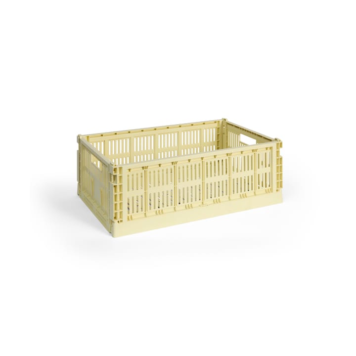Colour Crate L 34,5 x 53 cm - Light yellow - HAY