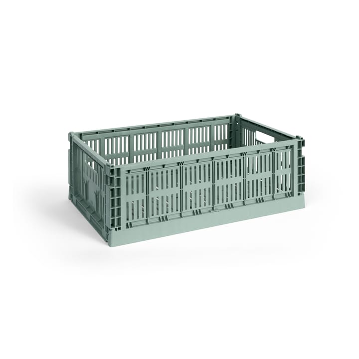 Colour Crate L 34,5 x 53 cm - Sage green - HAY
