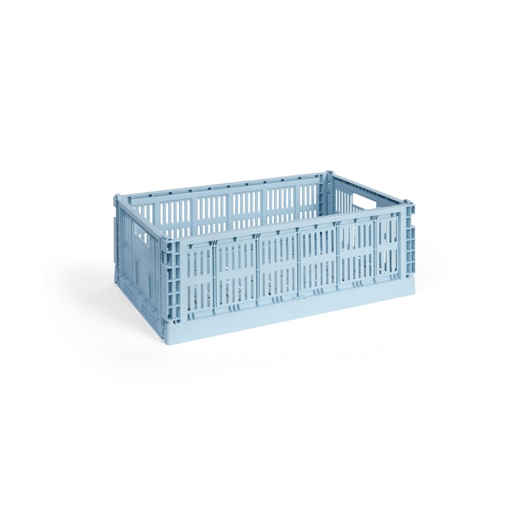 Colour Crate L 34,5 x 53 cm - Soft blue - HAY
