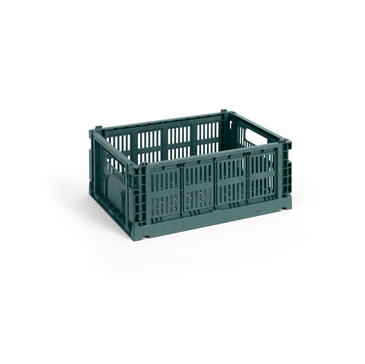 Colour Crate M 26,5 x 34,5 cm - Dark green - HAY