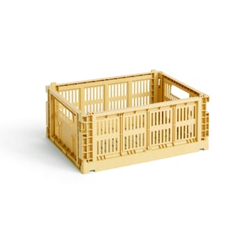 Colour Crate M 26,5 x 34,5 cm - Golden yellow - HAY