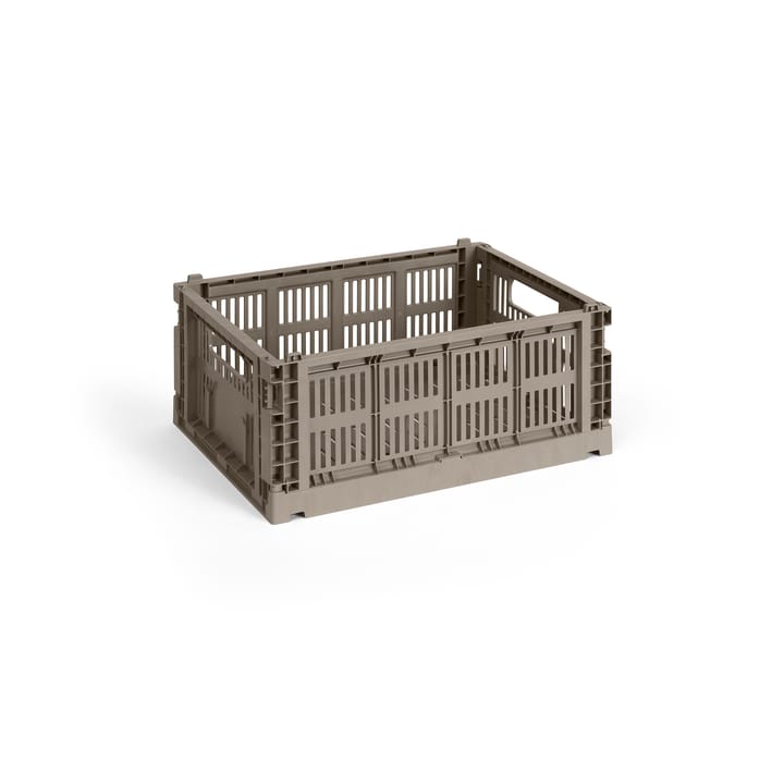 Colour Crate M 26,5 x 34,5 cm - Warm grey - HAY