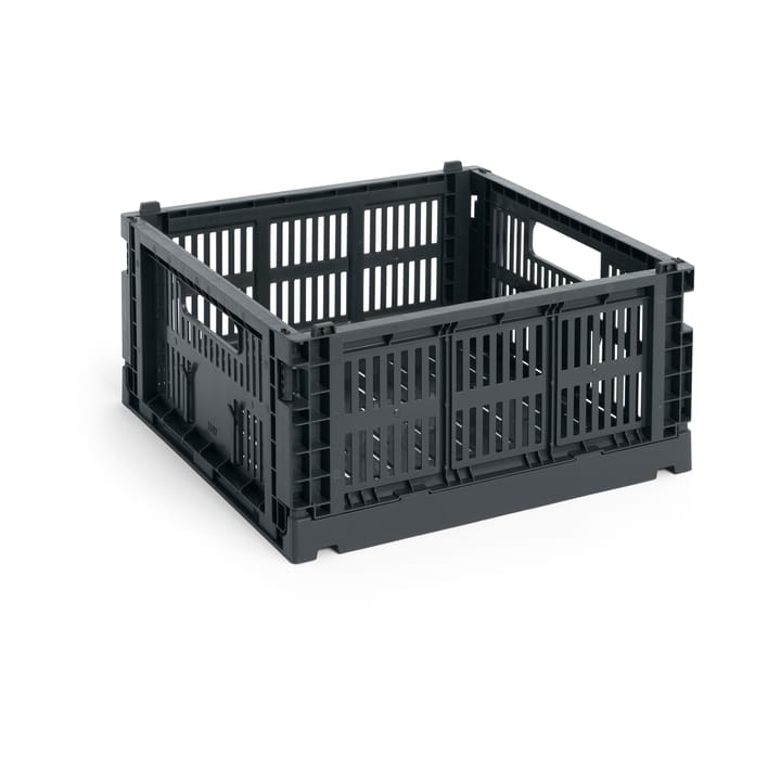 Colour Crate M Square 29.5x29.5 cm - Charcoal - HAY