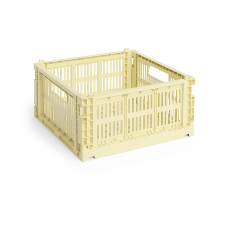 Colour Crate M Square 29.5x29.5 cm - Light yellow - HAY