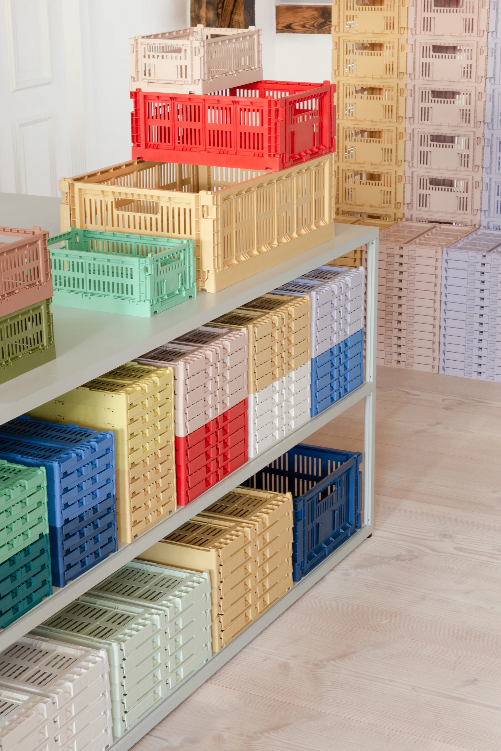 Colour Crate S 17 x 26,5 cm, Dark mint HAY