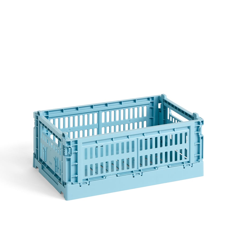 HAY Colour Crate S 17 x 26,5 cm Light blue | Skandinaavinen Sisustus | Säilytyskorit | Sininen