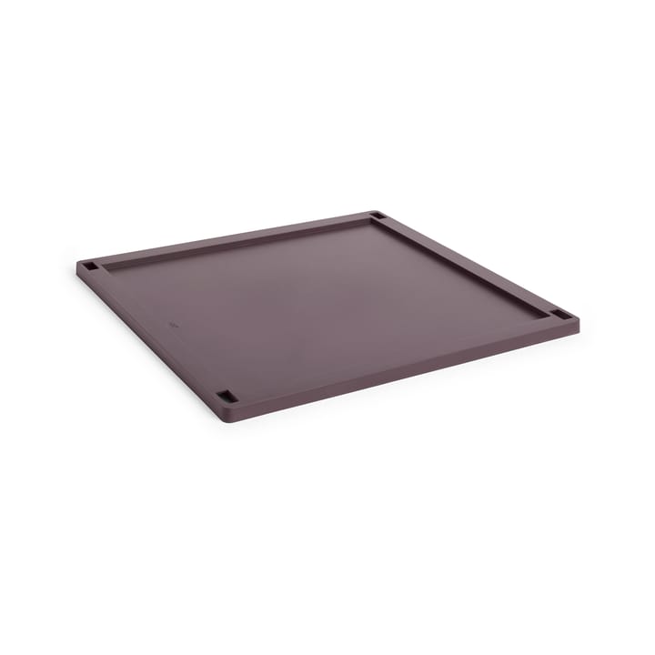 Colour Crate Square kansi plastic large - Bordeaux - HAY