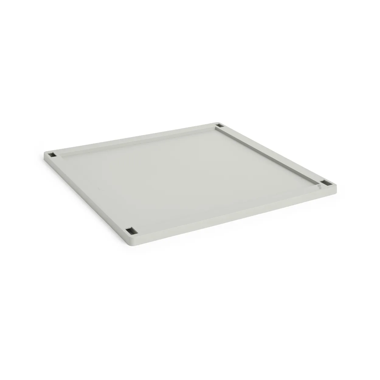 HAY Colour Crate Square kansi plastic large Grey