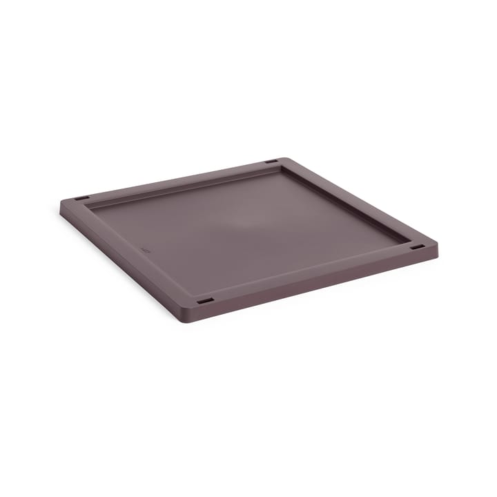 Colour Crate Square/Cube kansi plastic medium - Bordeaux - HAY