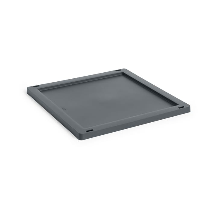 Colour Crate Square/Cube kansi plastic medium - Charcoal - HAY