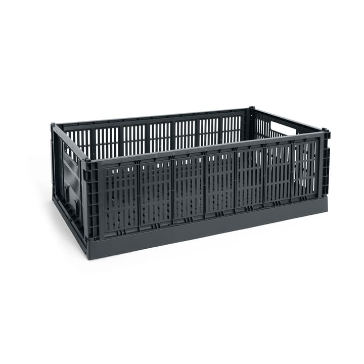 Colour Crate XL 42x68 cm - Charcoal - HAY