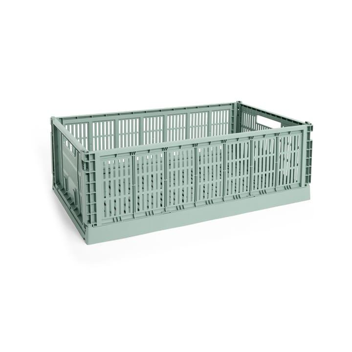 Colour Crate XL 42x68 cm - Sage green - HAY