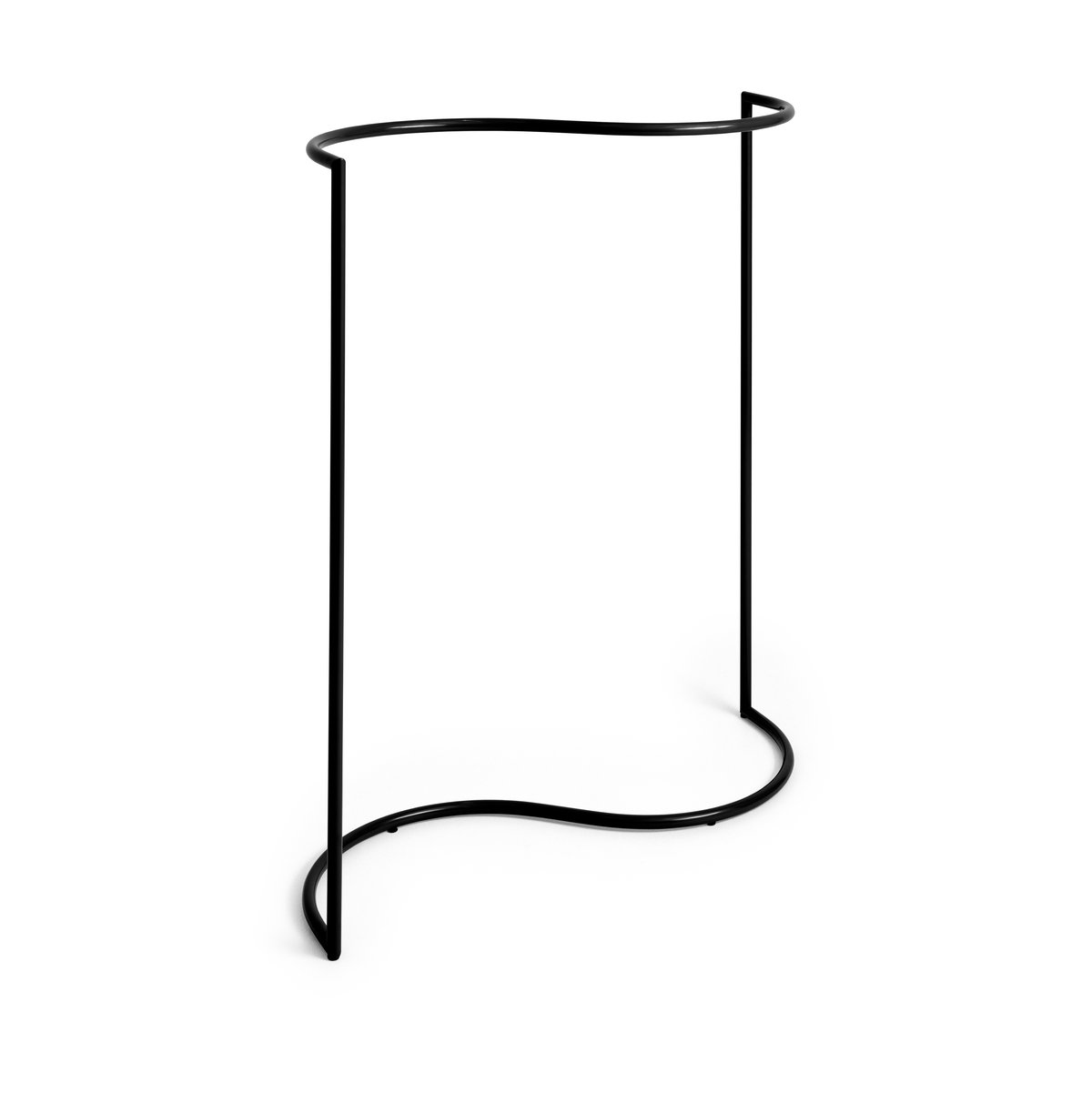 HAY Colour Rack s-shape naulakko 144,2x150 cm Black
