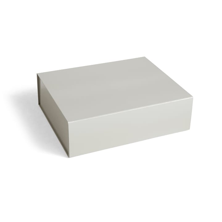 Colour Storage L kannellinen laaatikko 34,5x41,5 cm - Grey - HAY