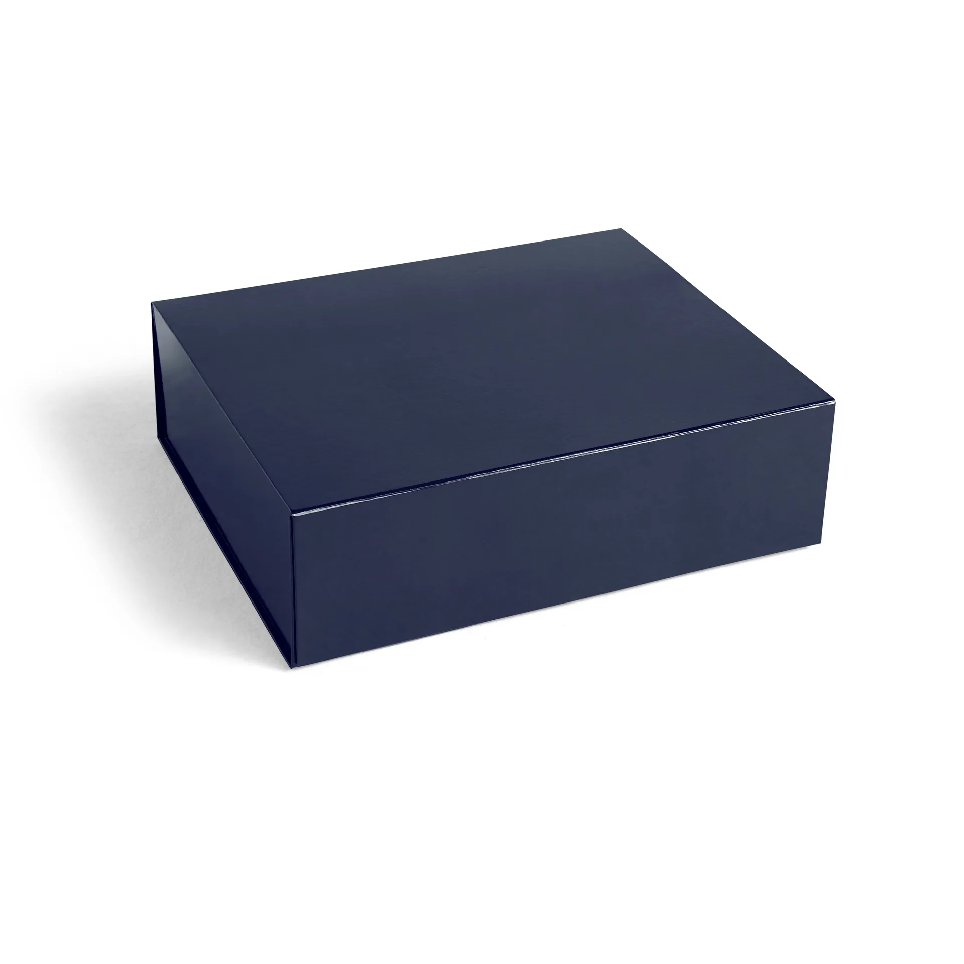 Colour Storage L kannellinen laaatikko 34,5x41,5 cm, Midnight blue HAY