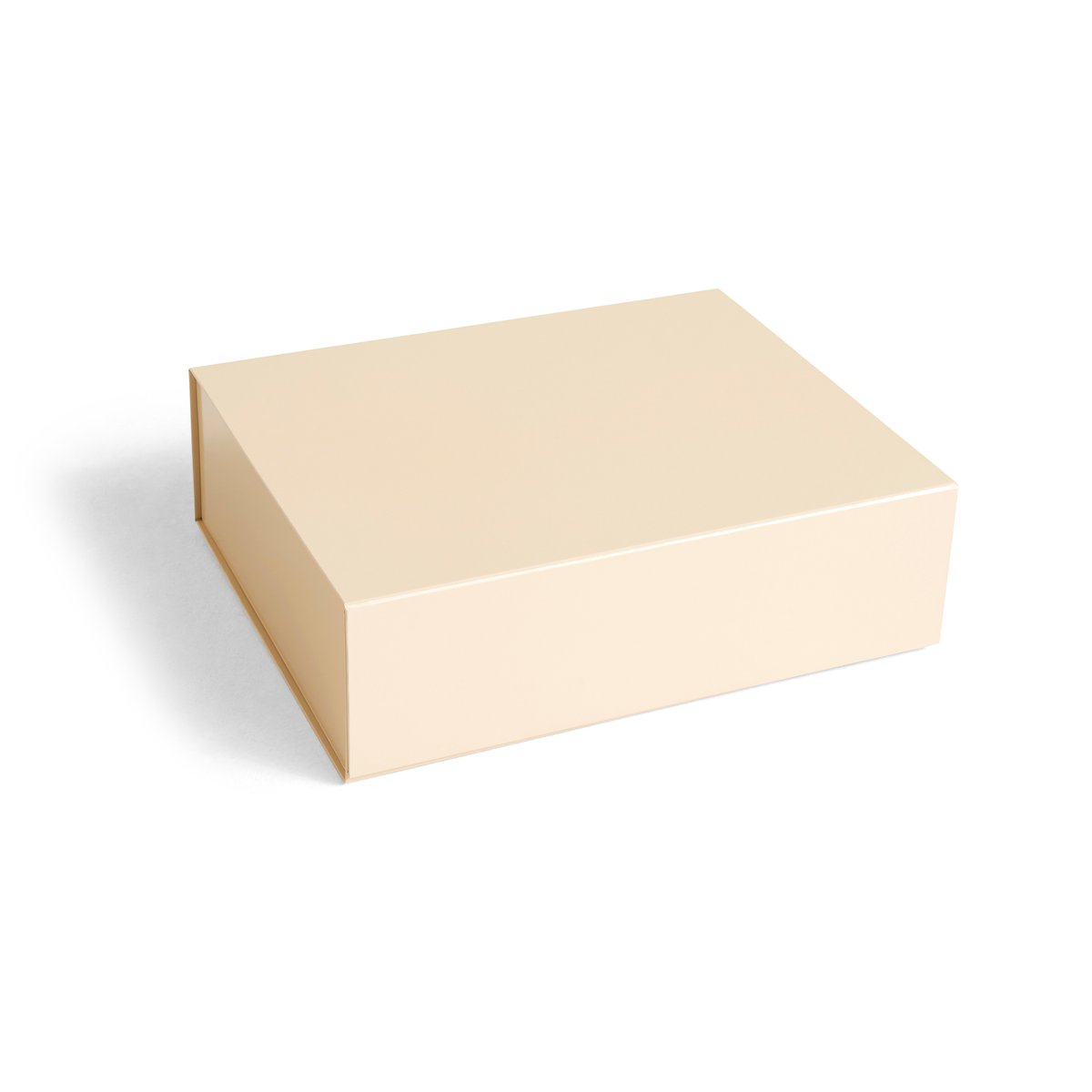 HAY Colour Storage L kannellinen laaatikko 34,5×41,5 cm Vanilla