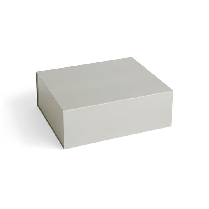 Colour Storage M kannellinen laatikko 29,5x35 cm - Grey - HAY