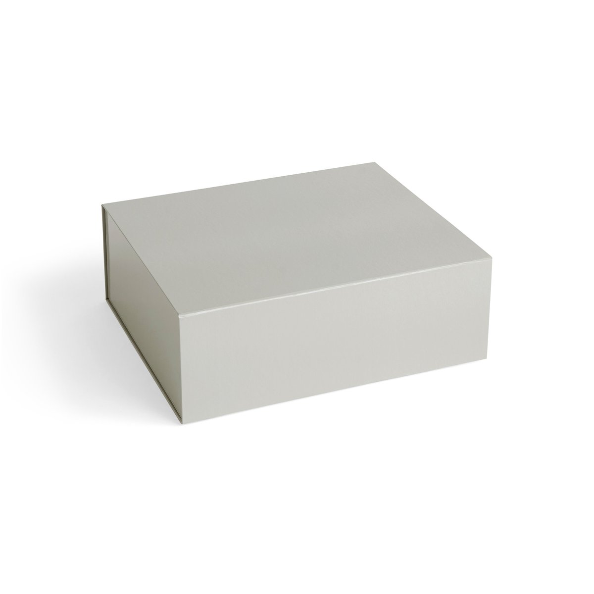 HAY Colour Storage M kannellinen laatikko 29,5×35 cm Grey
