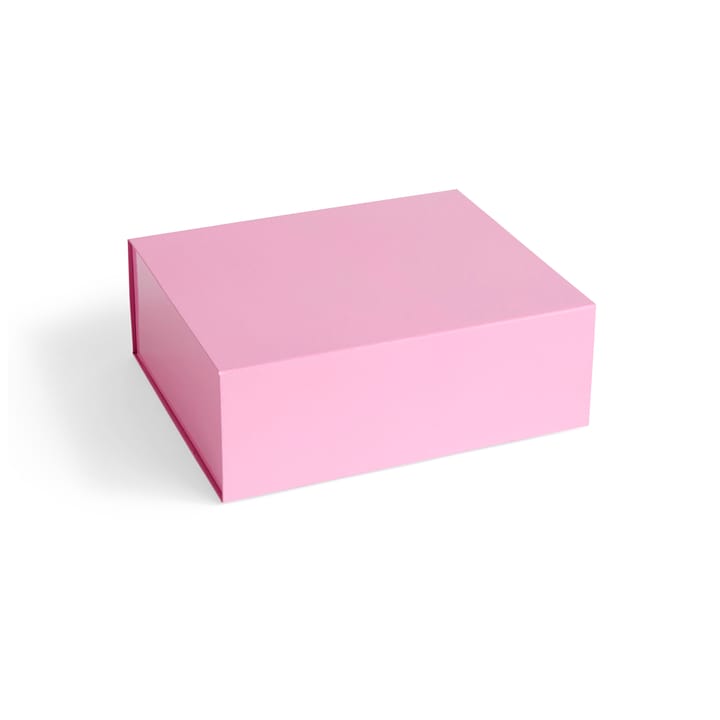Colour Storage M kannellinen laatikko 29,5x35 cm - Light pink - HAY