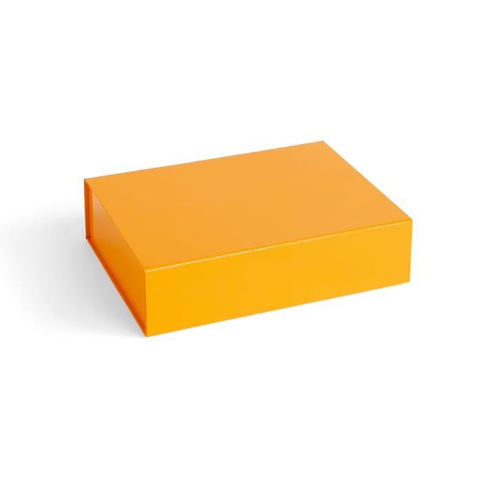Colour Storage S kannellinen laatikko 25,5x33 cm - Egg yolk - HAY