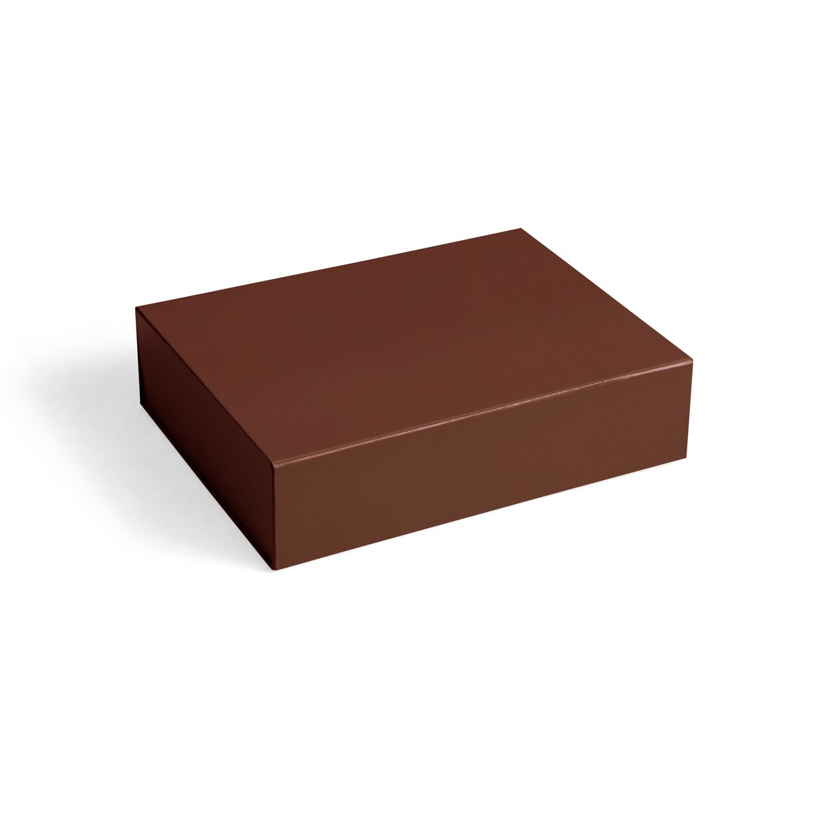 HAY Colour Storage S kannellinen laatikko 25,5×33 cm Milk chocolate