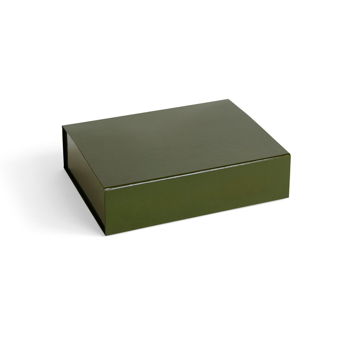 HAY Colour Storage S kannellinen laatikko 25,5×33 cm Olive