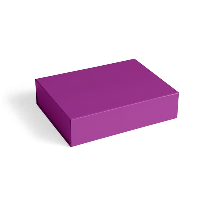 Colour Storage S kannellinen laatikko 25,5x33 cm - Vibrant purple - HAY